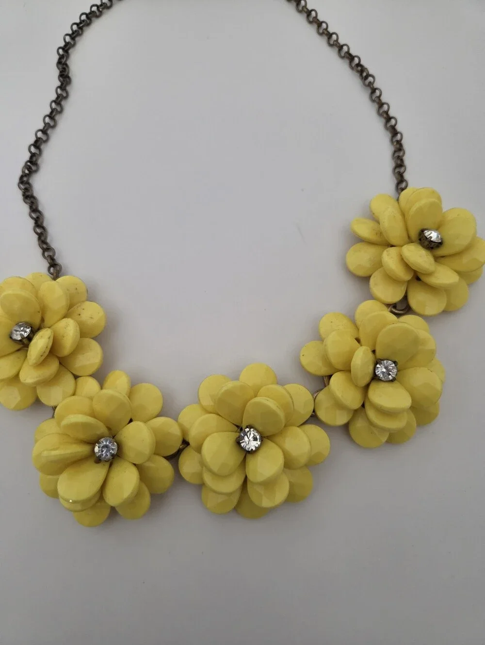 J. Crew Flower Statement Necklace